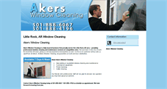 Desktop Screenshot of akerswindowcleaning.com